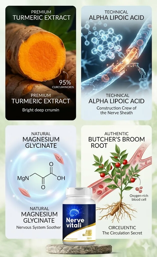 NerveVitali ingredients label